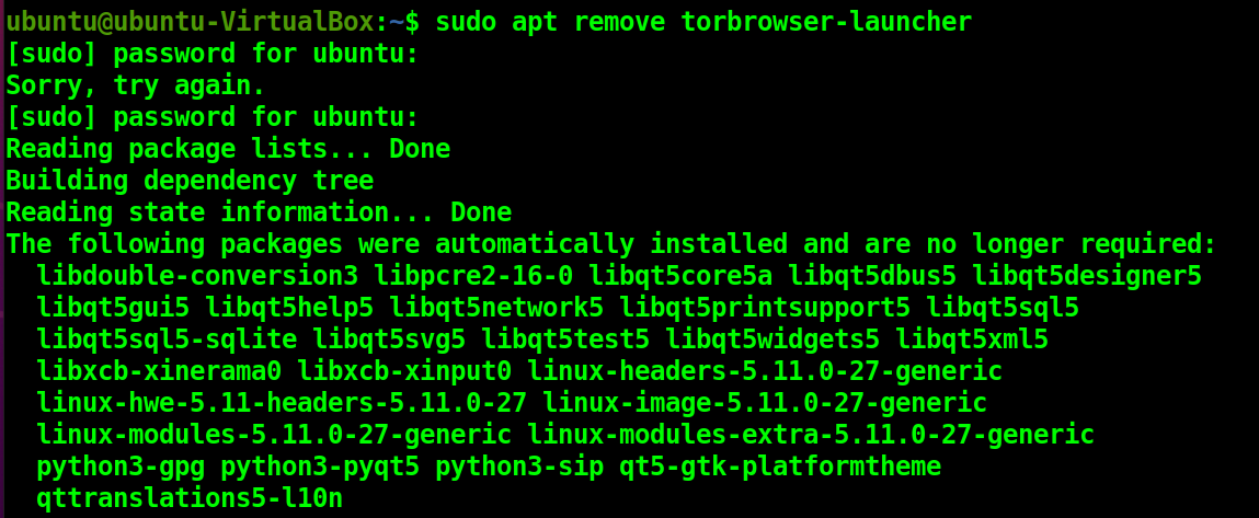Remove Tor Browser