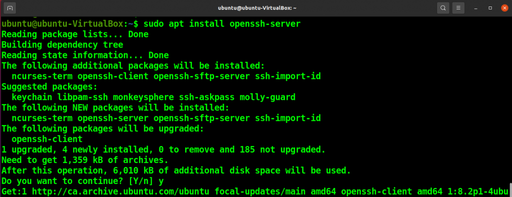 how-to-install-and-configure-ssh-server-on-ubuntu-20-04-osnote