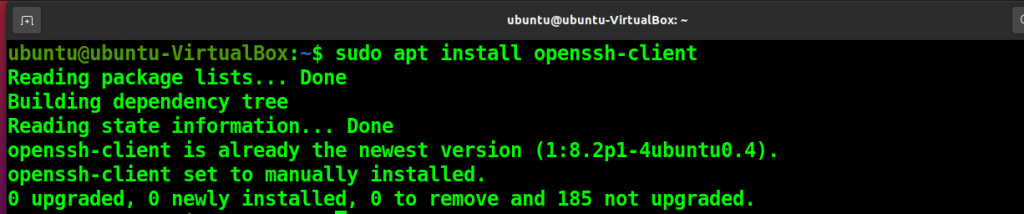 Install SSH Client Software