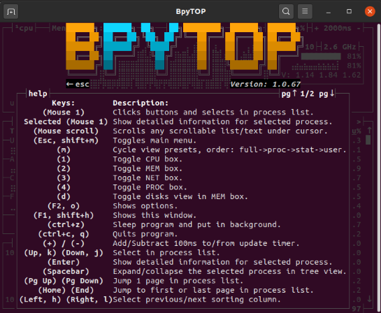 BpyTOP help menu