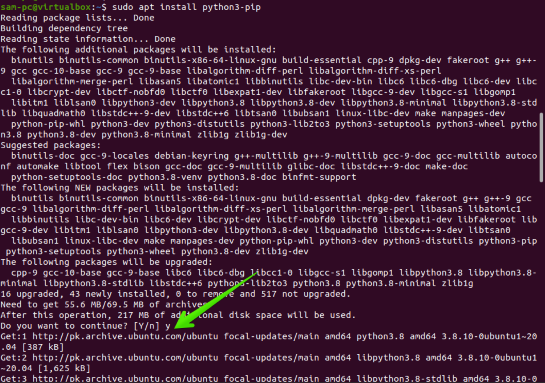 Install python pip tool on Ubuntu system