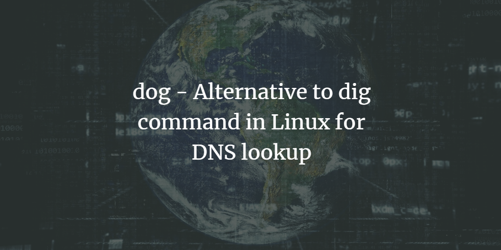 Linux dog command