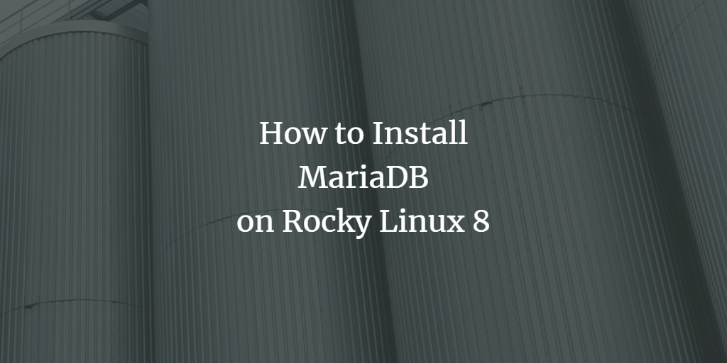 MariaDB Rocky Linux