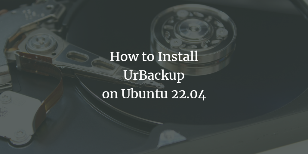 urBackup on Ubuntu