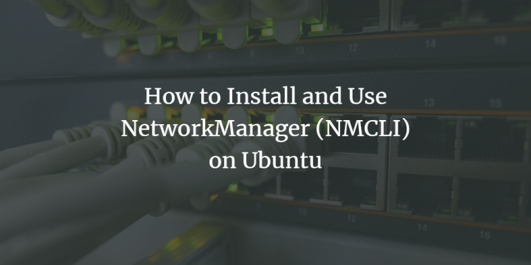 Ubuntu Network Manager Not Showing