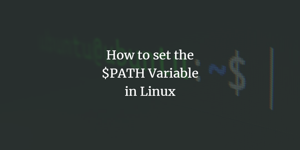 Ubuntu PATH Variable