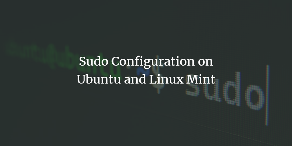 Sudo Config Ubuntu