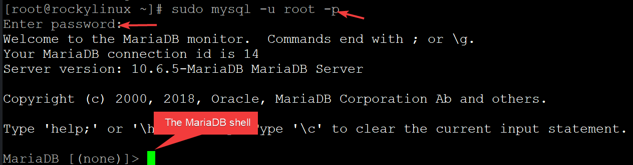 Connect to MariaDB