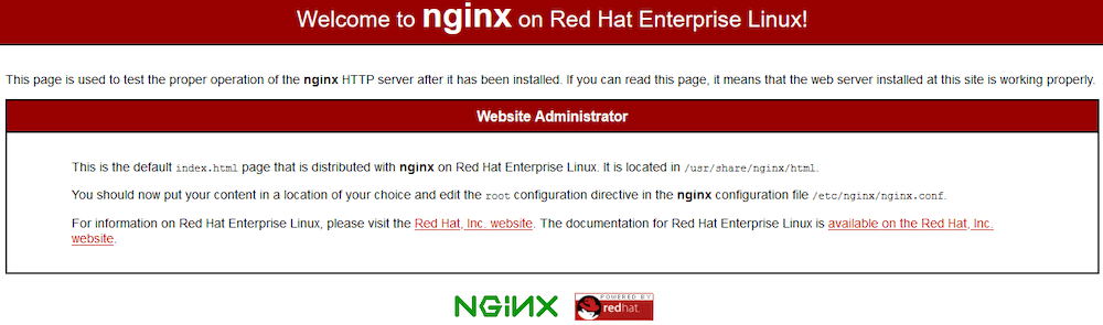 Nginx webserver