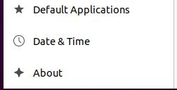 Default applications