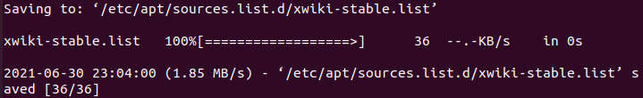 Adding Ubuntu repository